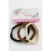 Örgülü Lastikli Toka 3 Adet