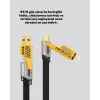 Örgülü Tasarım 4’ü 1 Arada USB-C Lightning Hızlı Şarj Kablosu