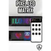 Otomobil Uyumlu Led Matrix Dijital Ekran Bluetooth Bağlantılı