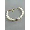 Oval Nazar İnci Bileklik
