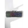 Oyuncu Klavyesi Q Klavye RGB Işıklı Mouse Hediyeli