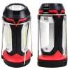 P-8801 Şarjlı Katlanabilir 3xcob Led+ 3w Led Çok Fonksiyonlu Kamp Feneri