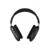 P9 Bluetooth 5.0 Kablosuz Siyah Kulaklık Mikrofonlu Uzun Pil Yüksek Bass ANC