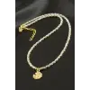 Papatya Kristal Kolye
