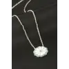 Papatya Mineli Zirkon Taşlı Kolye