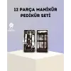 Paslanmaz Çelik Çok Fonksiyonlu 12 Manikür Seti