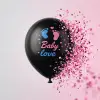 Pembe Konfetili Cinsiyet Balonu