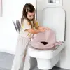 Pembe Kulplu Çocuk Klozet Adaptörü