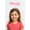 Pembe Metalize Melek Hare Taç Çocuk Yetişkin Uyumlu