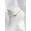 Pembe Renk Boncuklu Balık Figürlü Halhal