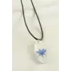 Peygamber Çiçeği Elips Epoksi Kolye