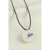 Peygamber Çiçeği Oval Epoksi Kolye