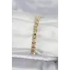Pirinç Gold Renk Arpa Model Kadın Bileklik