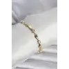 Pirinç Gold Renk Sütun Model Kadın Bileklik