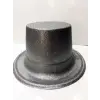 Plastik Parti Şapkası Gümüş Siml