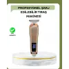 Profesyonel 7000RPM Saç Kesim Makinesi – Type-C Şarjlı, LCD Ekranlı, 4 Kademeli Ayar