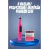 Profesyonel Manikür Pedikür Seti Törpü Makinesi Protez Tırnak Çıkarma