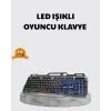 Profesyonel Oyuncu Klavye Mouse Seti – RGB Işıklı, Türkçe Q, DPI Ayarlı, Dayanıklı Gövde