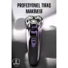 Profesyonel Şarjlı Saç ve Sakal Tıraş Makinesi Hassas Kesim
