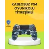 PS4 Uyumlu Kablosuz Oyun Kolu Ergonomik Çift Titreşimli