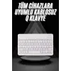 Q Klavye Türkçe Bluetooth Klavye Tüm Cihazlara Uyumlu Kablosuz
