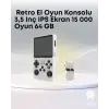 R36S 64 GB Retro El Konsolu – Gelişmiş Donanım ve Özelleştirilebilir Yazılım Yapısı