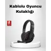 Rahat ve Dayanıklı Mikrofonlu Oyun Kulaklığı – Stereo Ses, Ayarlanabilir Kafa Bandı