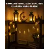 Ramazan ve Bayram Dekoratif LED Işık Cami Figürlü Sıcak Sarı Aydınlatma