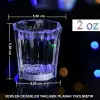 Renkli Led Parlayan Fiber Optik Glow Işıklı Bardak 1 Adet