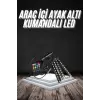RGB Işıklı Araç İçi Aydınlatma Kumandalı 12li Led Işık Renk Değiştirebilen