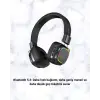RGB Işıklı Katlanabilir Bluetooth 5.3 Kulak Üstü Kulaklık
