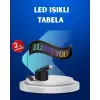 RGB Renkli LED Ekran Tabela USB Bağlantılı ve Kayan Yazı Destekli