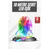 RGB Şerit Led 10 Metre Led Işık Kumanda ile Kontrol RGB
