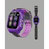 S10 Akıllı Çocuk Saati Mor Model Çift Yönlü Konuşma ve SOS Fonksiyonu