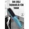 Saç Düzleştirici Fön Tarak Sıkı Dişli İyon Özelliği Şarjlı Taşınabilir
