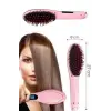Saç Fırça Akıllı LCD Ekran Pratik Saç Düzleştirici Tarak Pratik Taşınabilir