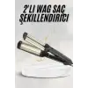 Saç Şekillendirici Wag Maşa Su Dalga Maşası Tüm Saç Tiplerine Uygun