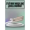 Saç Şekillendirici Wag Maşa Üçlü Yüksek Isı Ayarlı Seramik Kaplama