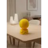 Sarı Fıfa Topu Dekoratif Biblo 10cm Modern Masa Üstü Aksesuar