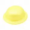 Sarı Simli Melon Şapka | İnce Plastik Glitter Yetişkin Parti Şapkası