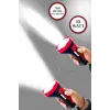 Şarjlı 10w Projektör Led El Feneri 2 Mod Aydınlatmalı Uzun Menzil Güvenlik Bekçi Polis Feneri Işıldak