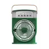 Şarjlı 600 Ml Su Hazneli Taşınabilir Masaüstü Vanilatör  Güçlü Fan Ve 2000 Mah Pil Yeşil