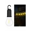 Şarjlı Dekoratif Kamp Lambası Askılı Ampul Led Işık Type-C Girişli