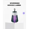 Şarjlı Mor Işıklı Sivrisinek Öldürücü Lamba – Sessiz ve Kimyasal İçermez