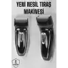Şarjlı Paslanmaz Çelik Bıçaklı ve Kablosuz Saç Sakal Tıraş Makinesi