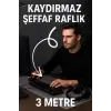 Şeffaf Kaydırmaz Raflık 45x300 Cm Dolap İçi, Çekmece ve Buzdolabı İçin Koruyucu EVA Pvc Örtü