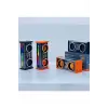 Şeffaf Mecha Müzik Tws Stereo Rgb İşıklı Hoparlör Kablosuz Bluetooth 5.0 Taşınabilir Hoparlör V9