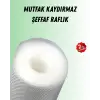 Şeffaf mutfak raflığı ve çekmece kaplaması kaydırmaz pvc