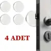 Şeffaf Silikon Mobilya ve Kapı Durdurucu Darbe Pedi 4lü Set