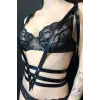Seksi Günlük Göğüs Deri Harness 1058